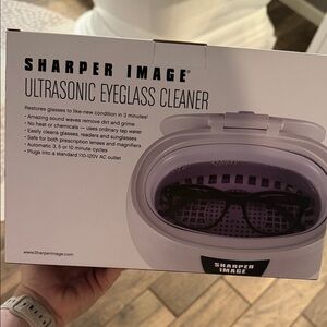 Sharper Image White and Black Ultrasonic Cleaner